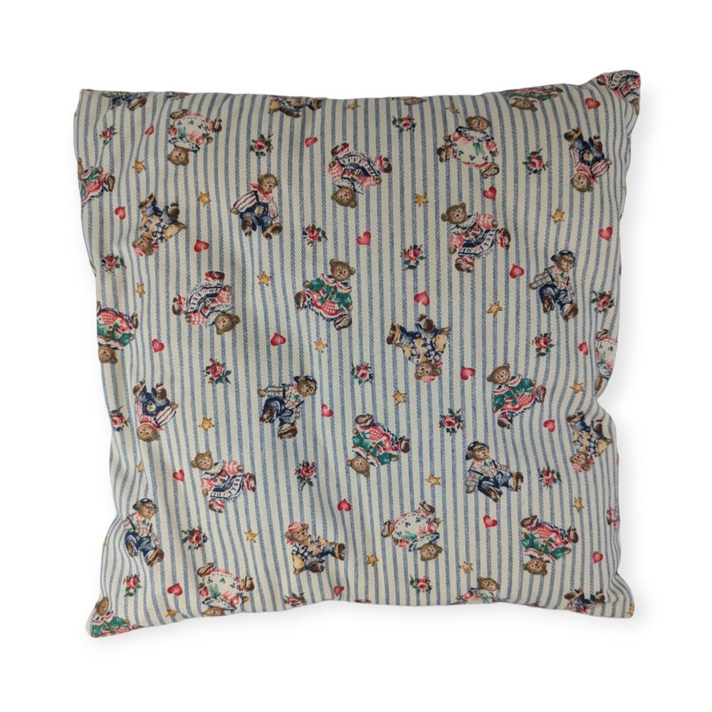 Beloved Bears by Marcus Brothers Textiles Homemade Pillow 16.5" x 16"